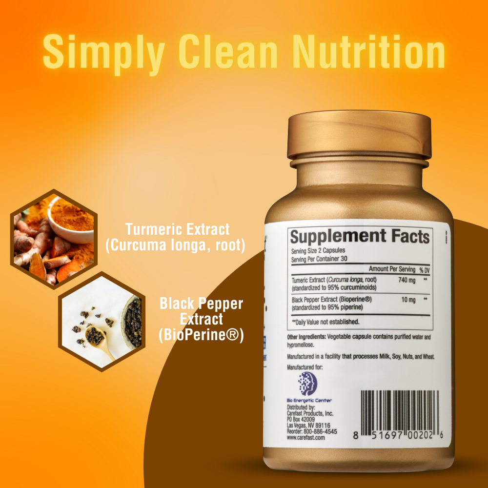 Carefast® | Curcumin + Black Pepper