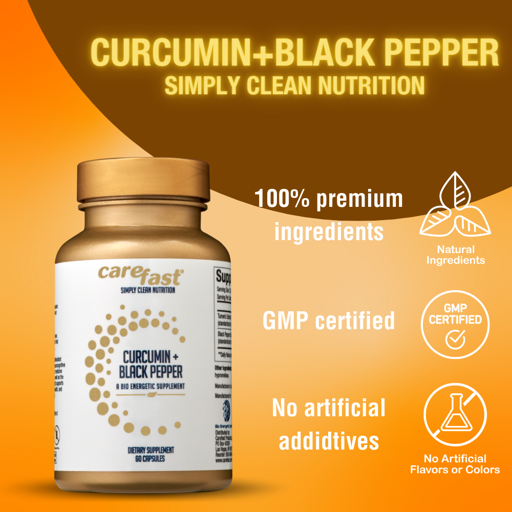Carefast® | Curcumin + Black Pepper